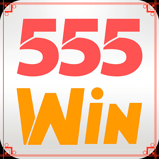 Imagem promocional da 555WIN mostrando a plataforma e suas vantagens